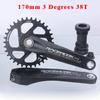 Набор шатунов RACEWORK GXP Mtb, моноплатные шатуны для велосипеда, встроенная свеча Pe 1 Crown, горный велосипед, Hollowtech, соединение