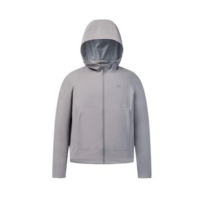 Женская куртка Fifitness с длинным рукавом и капюшоном, однотонная, A11W621715F-GY