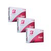 BRIDGESTONE SUPER STRAIGHT 2025 Golf 3DZ Set Balls, White, (36 Balls)
