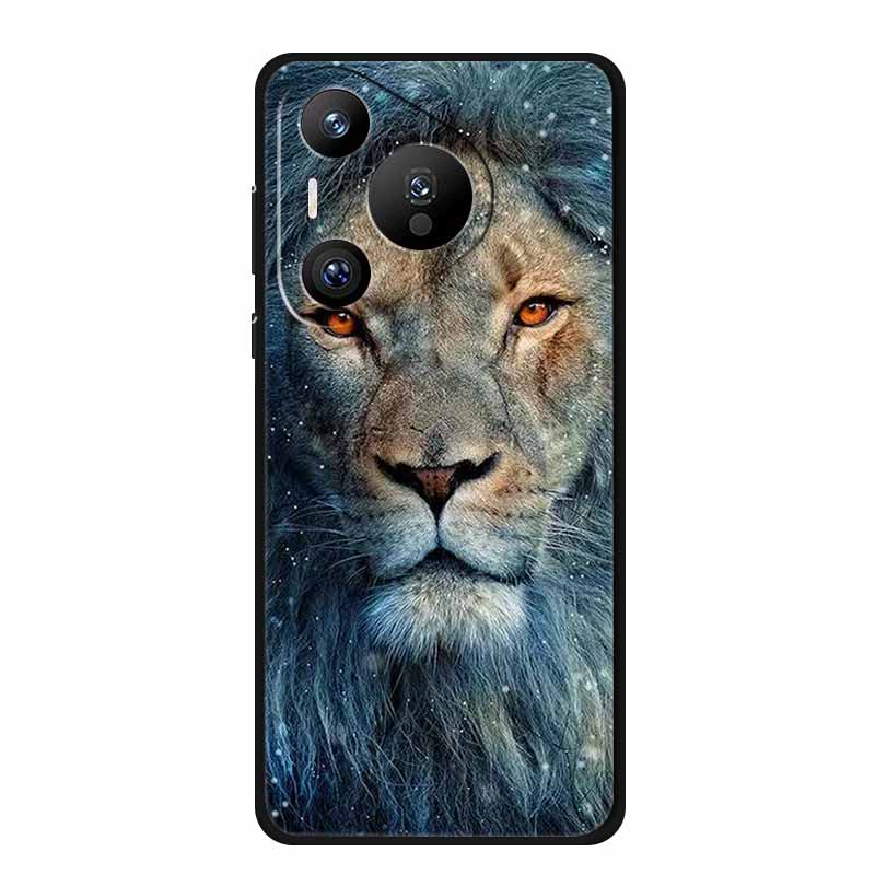 Чехол для телефона Huawei Pura 70 Pro Модный Черный Силиконовый Мягкий Задний Чехол-Крышка Для Huawei Pura 70 Pro Чехол 70Pro Pura70 Pro Корпус