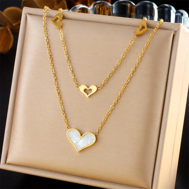 Fashion Niche Pendant Choker Necklace Personalized Layered Irregular Pendant Necklace