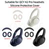 Подходит для беспроводных наушников QCY H2 Pro Силиконовый защитный чехол Защитный чехол на оголовье на молнии 360° Всесторонняя защита
