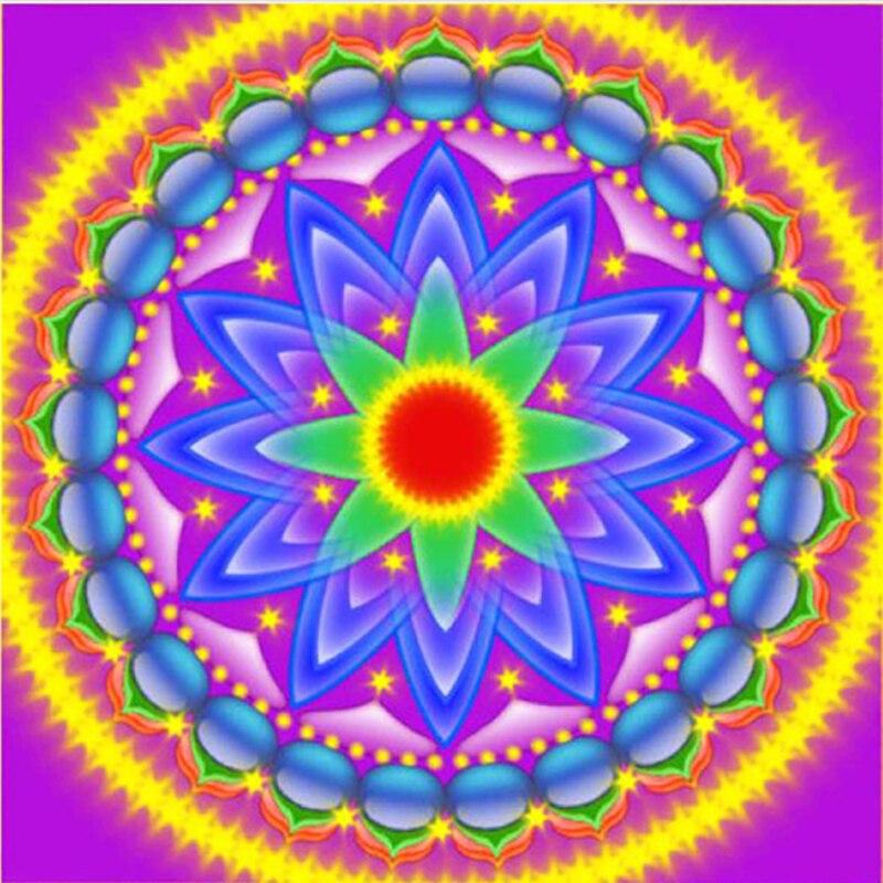 5D алмазная живопись Мандала цветы современный узор DIY полная круглая дрель вышивка крестиком Алмазная вышивка домашний декор подарок