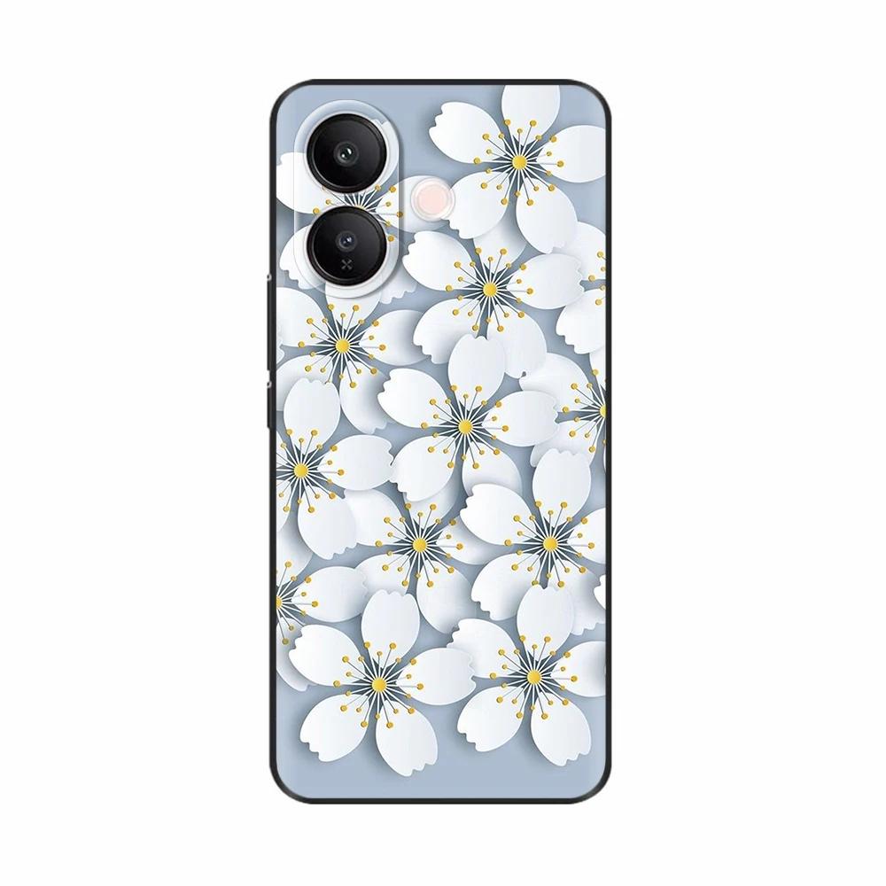 Чехол для Vivo V60 Lite 4G Новый Модный Расписной Чехол Мягкий Тонкий Чехол для Телефона Coque Для Vivo V60 VivoV60 Lite Задняя Крышка Funda Shell