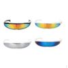 4 Pcs Novelty Futuristic Mirrored Sunglasses Glasses Costume Props