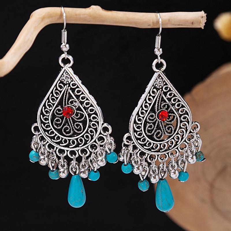 Bohemian Tassel Earrings Retro Ethnic Style Earrings Personalized Temperament Earrings