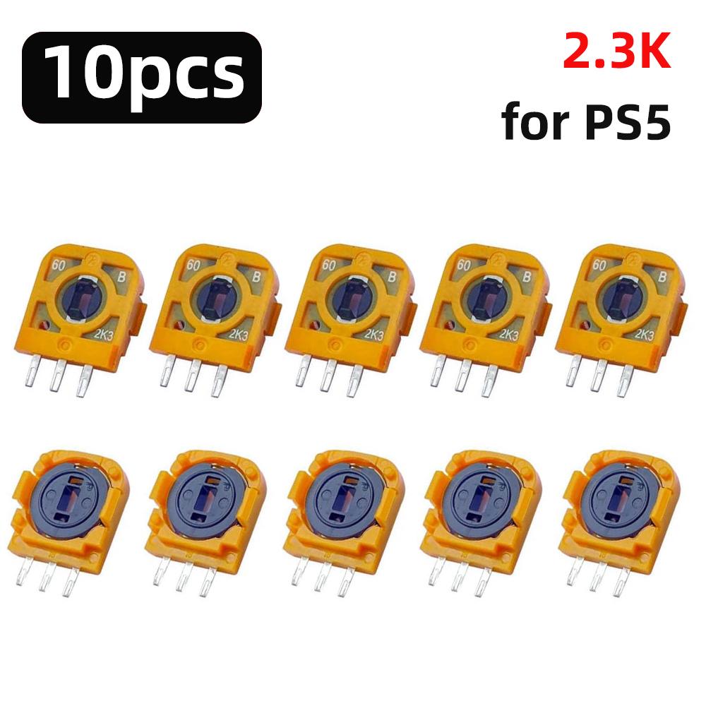 10pcs Analog Joystick 10K/2K3 Ohm Potentiometer Replacement for Dualsense PS5 PS4 Controller Axis Resistor Module Sensor