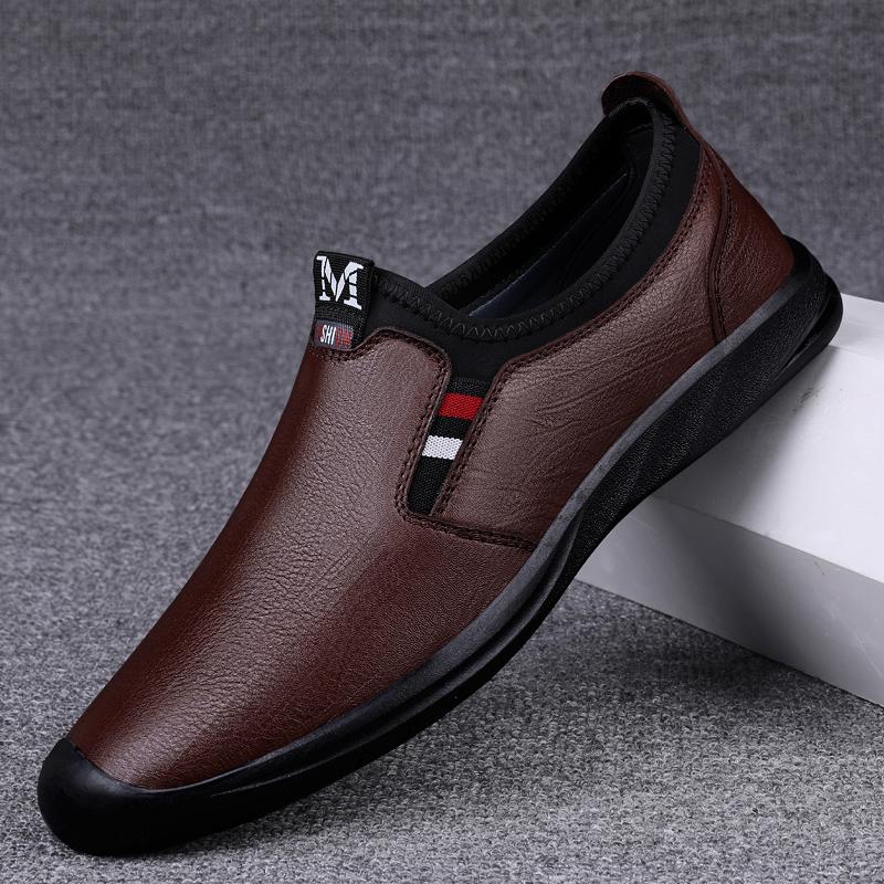 Мужская летняя повседневная обувь из натуральной кожи, мужские кроссовки, лоферы, слипоны, кофейные, мужские роскошные лоферы из коровьей кожи, мужская обувь для вождения