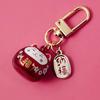 Японский брелок для ключей Lucky Cat, сумка для автомобиля, брелки, декор, кулон со звуком воды и колокольчиком