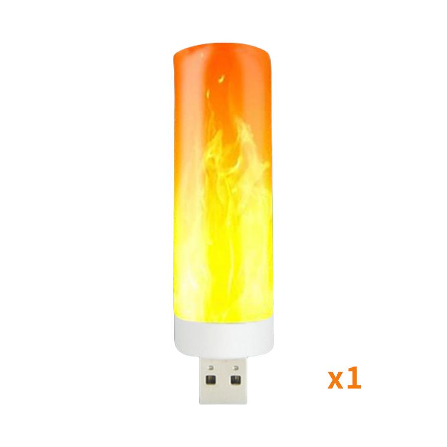 Светодиодные лампы с эффектом пламени 5 В USB, USB-лампа-пламя, лампа-свеча, беспламенный ночник, мерцающая лампа огня для домашнего декора для вечеринок