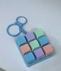Stress Relief Toy Keychain 9 Key Press Toy Finger Squeeze Anti Stress Gadget Bag Pendant Festival Surprise Gift For Lovers