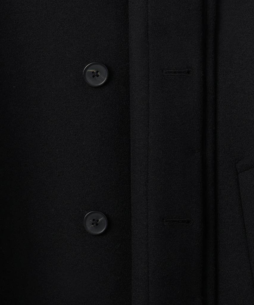 Musinsa Standard Wool Blend Oversized High-Neck Coat [Black]