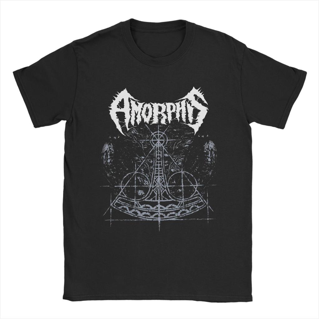 Amorphis Kaleval rock metal band Graphic Print T Shirt Men Women  Cotton  Tee Shirt Clothing
