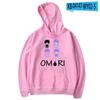 Толстовка Omori Harajuku Unisex WoUnisex Толстовка с длинными рукавами Унисекс Осень Зима Плюшевые пуловеры Уличная одежда Популярные толстовки с героями мультфильмов