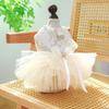 Платье для щенка, модное изысканное подшивочное платье с вышивкой, свадебное платье принцессы, собаки, собаки, кошки, принадлежности для наряда