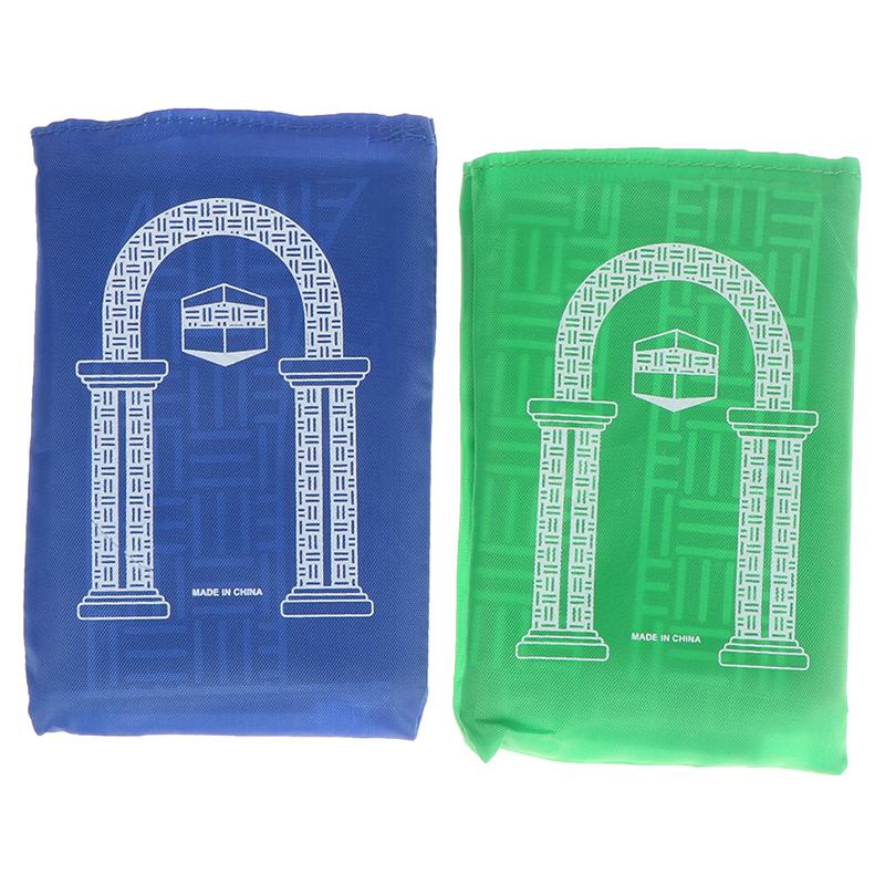 Портативный водонепроницаемый коврик для мусульманской молитвы, коврик для поклонения в путешествиях с карманом для паломничества, уличный ковер