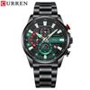 CURREN 8415 Men's Six-Hand Quartz Waterproof Business Watch with Calendar
