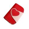 Patchwork Style PU Two-tone Key Case Mini Size Multi Slots Card Holder Multifunctional Portable Keychain Wallet Women