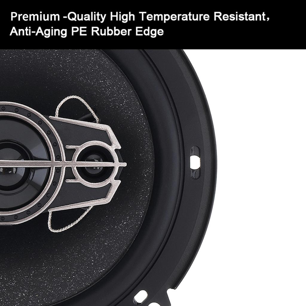 Одна пара 6-дюймовых дверных динамиков для автомобильной стереосистемы, 600 Вт макс., 4-полосные, полнодиапазонное аудио, твитеры, коаксиальные динамики