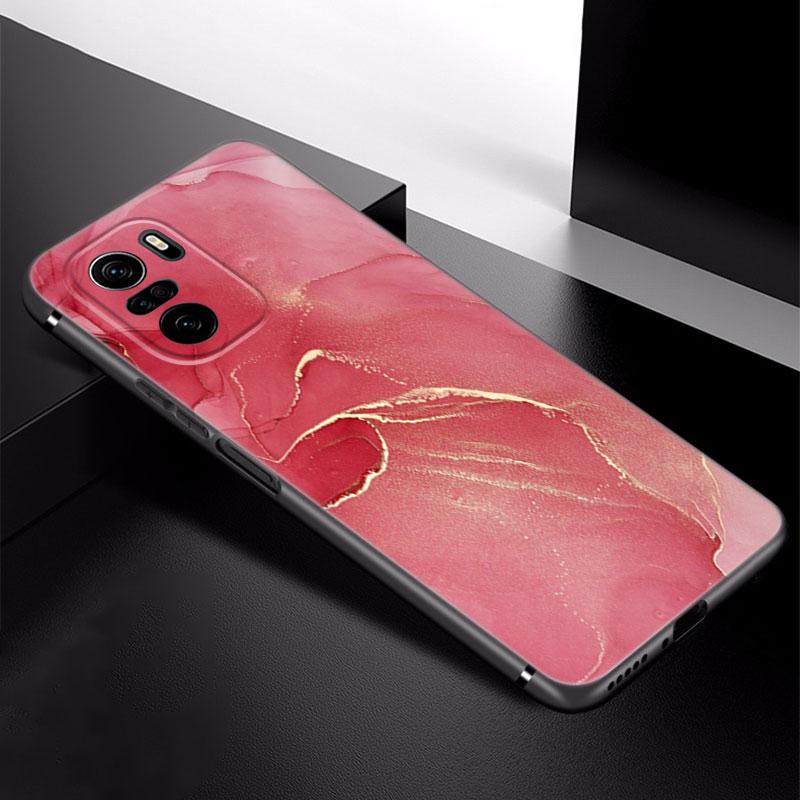 Винтажный цветной мраморный чехол для телефона Xiaomi Redmi Note 5 6 9T K20 K40 K50 Pro 7A 8A 9A 9C 9i 10A 10C A1 S2 Мягкий черный чехол из ТПУ