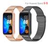 Сетчатый ремешок для Huawei Band 10 9 8 Браслет на запястье из нержавеющей стали Петля для Huawei Band 8 9 10 Correa 2027