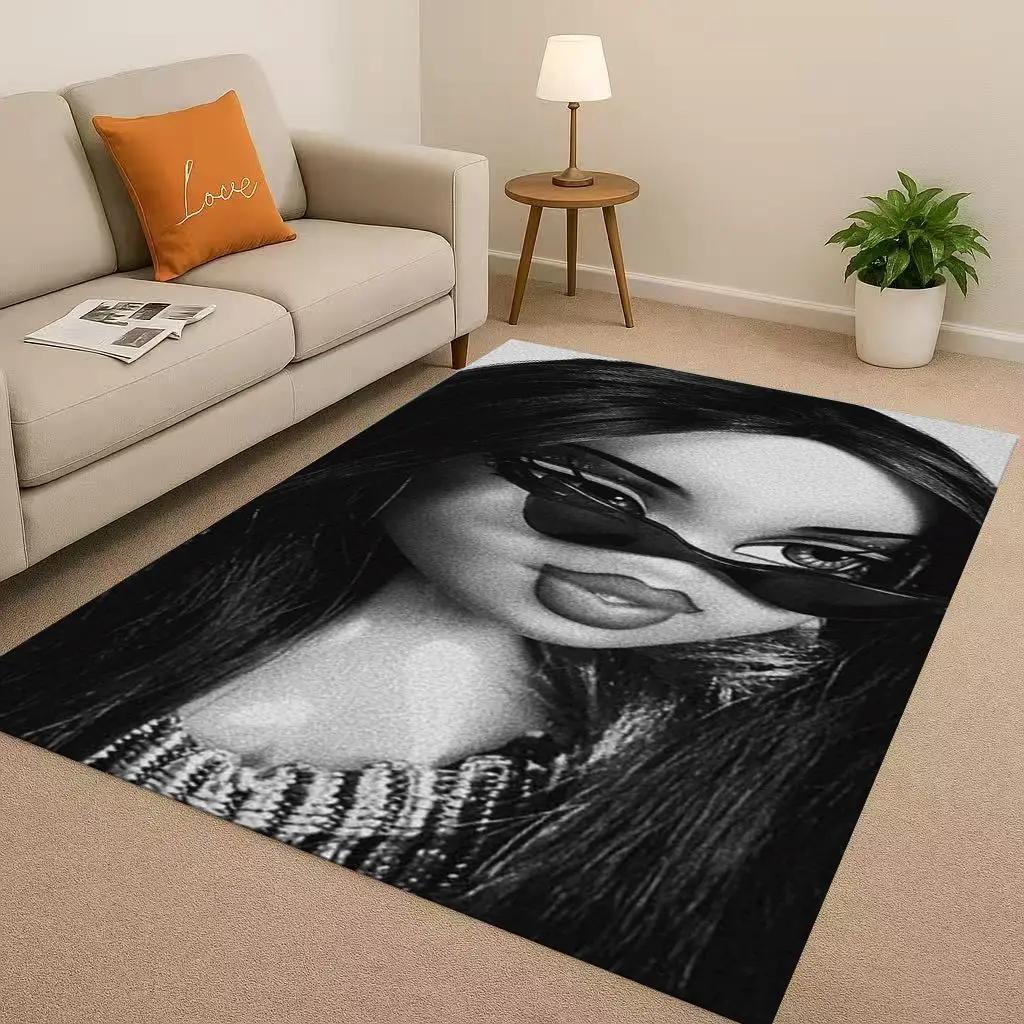 HD Cartoon Bratz Doll Girl living Room Non-Slip Area Rug Soft Carpet for Bedroom Playroom and Sofa,Easy Clean Home Decor Doormat