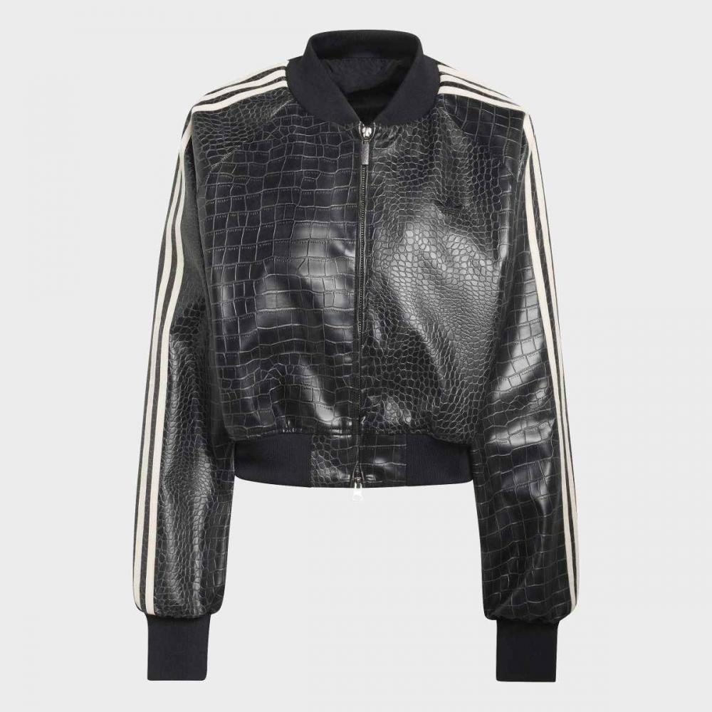 adidas Женская модная куртка из искусственной кожи Sst Ke5035