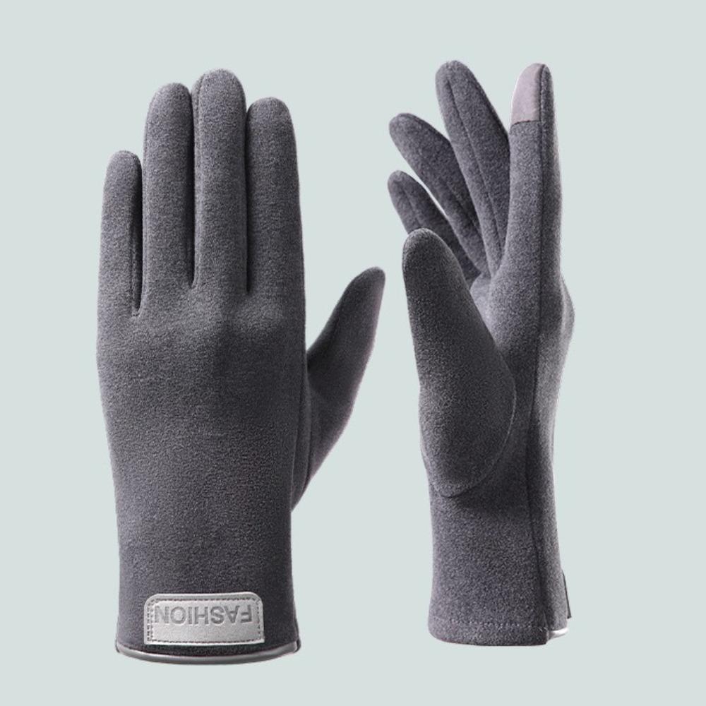 Warm Full Finger Mittens Korean Style Cycling Gloves Elegant Thin Fleece Gloves Outdooor