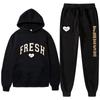 Sturniolo Triplets Hoodie Jogger Pants Комплект из двух предметов: толстовки + спортивные штаны Fresh Love Logo 2024, новый модный комплект для мужчин и женщин