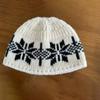 Warm Snowflake Beanies Printed Printing Knit Cap Retro Jacquard Knitted Hat  Apparel Accessories