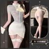 Sexy lingerie sexy pure desire bow business suit cosplay secretary uniform seduction qqny