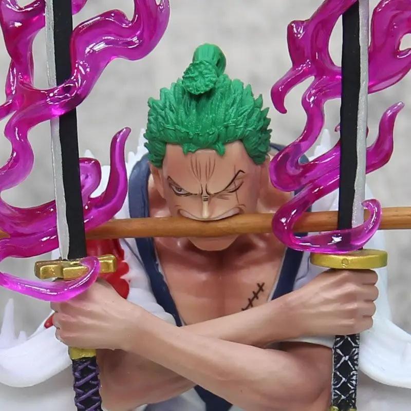 Фигурки GK Roronoa Zoro Inferno Ghost Chopper, аниме, ПВХ модель, коллекция, орнамент, игрушки на день рождения