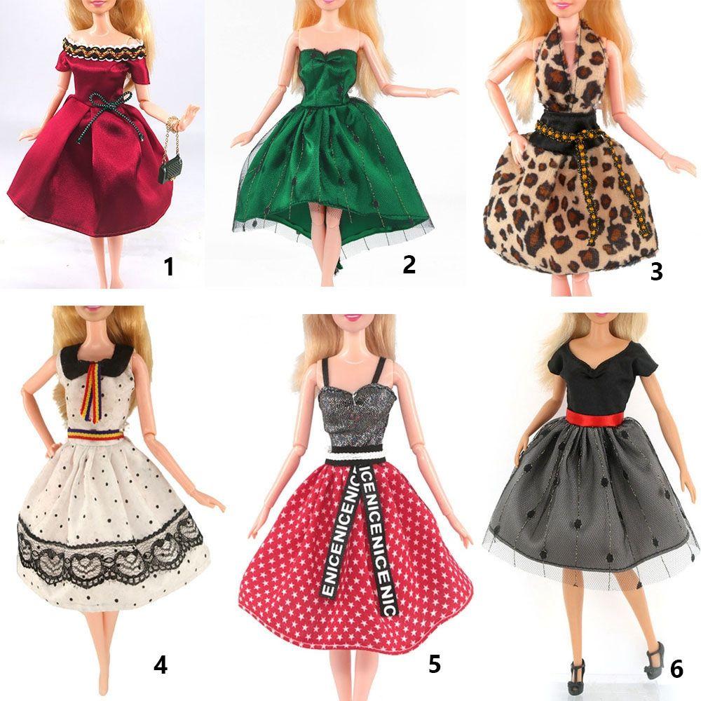 Новейшая одежда для девочек 2021 года, платья для кукол, повседневная одежда, аксессуары для кукол