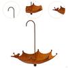 Umbrella Bird Feeder, Hanging Metal Food Holder for Outdoor, Courtyard, Backyard