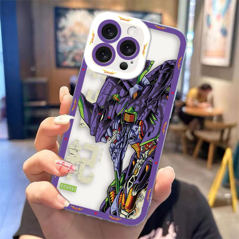 Новый Прозрачный Чехол для Телефона с Мехами E-Evangelion Для Infinix TECNO POVA 2 4 3 5 SMART 6 7 8 NOTE 10 11 12 30 30I 40 50 CAMON 19 20