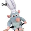 Повязка на голову Cooking Mouse King с 2 зажимами, легкая плюшевая повязка для волос с мышкой, нескользящая петля для волос с плюшевой игрушкой, аксессуары для волос для женщин и девочек, головные уборы