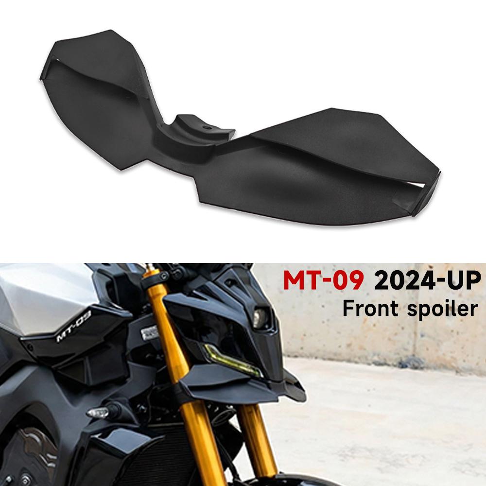 For YAMAHA MT-09 MT09 SP 2024- WING DOWNFORCE NAKED FRONTAL SPOILERS MT09 GEN4 2024 2025 Front spoiler Lower spoiler lower lip