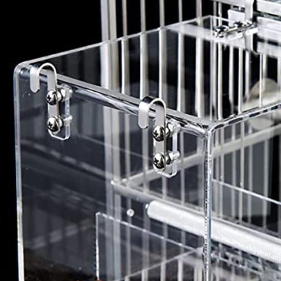 Bird Feeder Large Capacity Spacious Mess-Free Easy Storage No Spill Design with Hanging Hook Easy Food Replenishment Bird Feeder