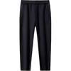 Champion All-Weather Series Solid Color Comfortable Mid-Rise Breathable Straight Leg Casual Pants Women Bottoms Basic-Black 162440301-2