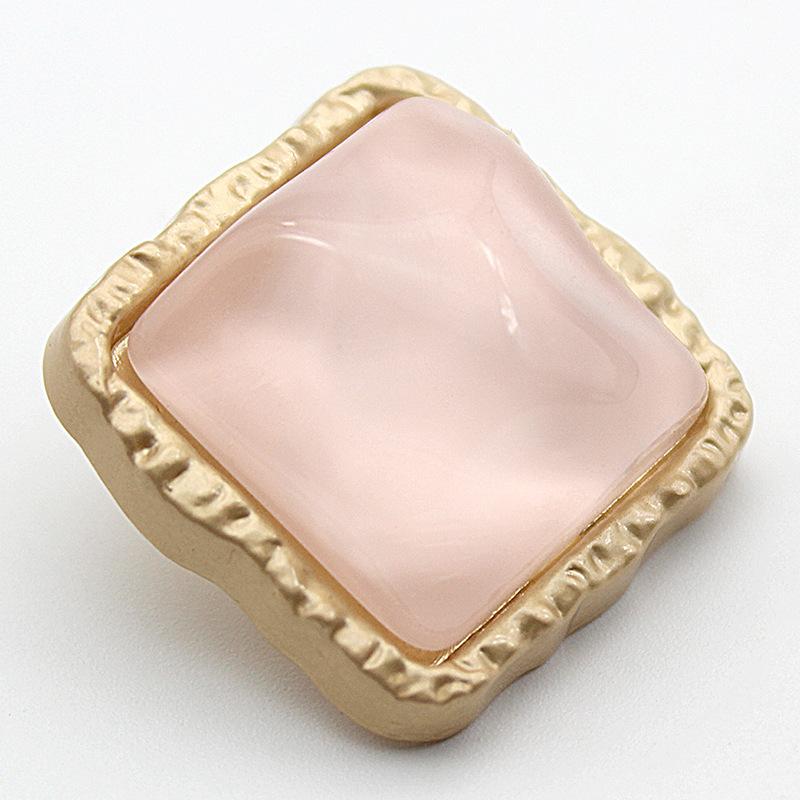 Винтажные металлические пуговицы с ножкой квадратные круглые для зимнего пальто декоративные для замены DIY принадлежности для рукоделия швейная отделка 6 шт./лот