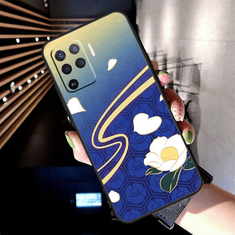 Чехол Genshin Impact Kamisato Ayaka для Oppo A17 A57 A77 A76 A16 A96 A18 A60 A80 A40 A38 A58 A78 A98 A94 A74 A54 A15 A5 Pro