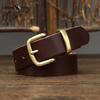 Винтажный женский ремень Косметическая пряжка Женский Натуральная кожа Коровья кожа Ретро Мода Простой Универсальный Ремень для брюк