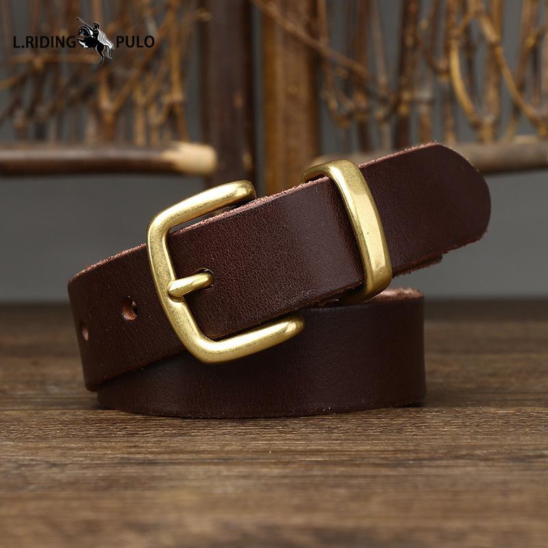 Винтажный женский ремень Косметическая пряжка Женский Натуральная кожа Коровья кожа Ретро Мода Простой Универсальный Ремень для брюк