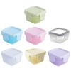 Dispensing Crisper Box Food Grade Thickened Sealed Pet Food Box Bait Fish Drug Jewelry Storage Box Transparent Black Belt