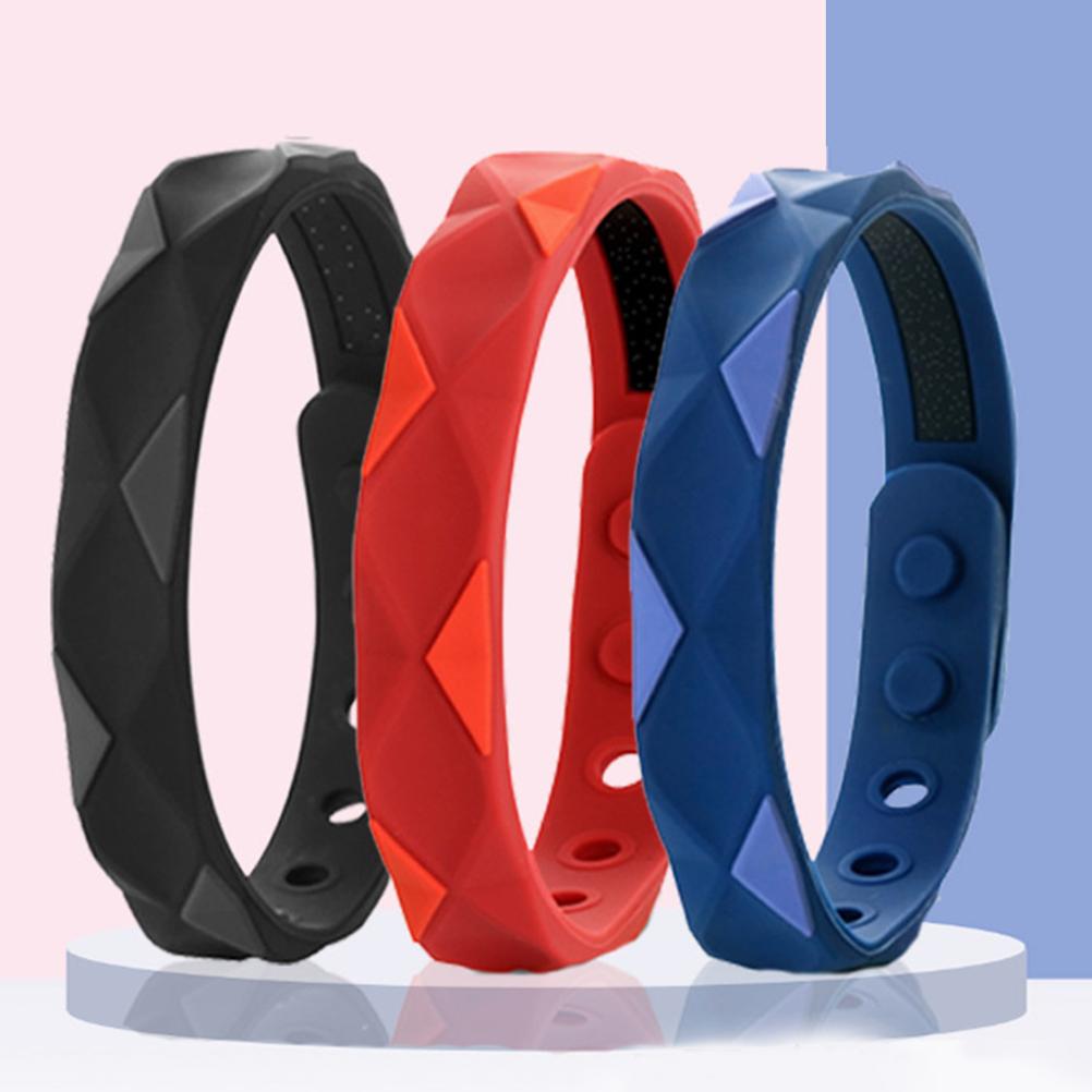 Fashionable Adjustable Anti Static Bracelet Silicone Body Static  Sports Wristband