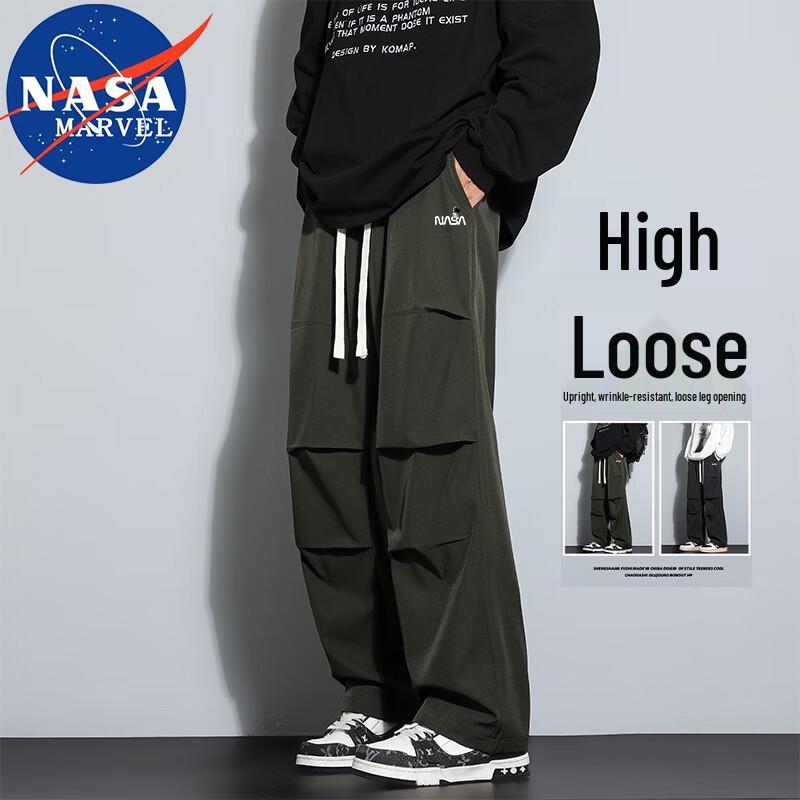 NASA MARVEL Men's Straight-Leg Casual Sport Pants