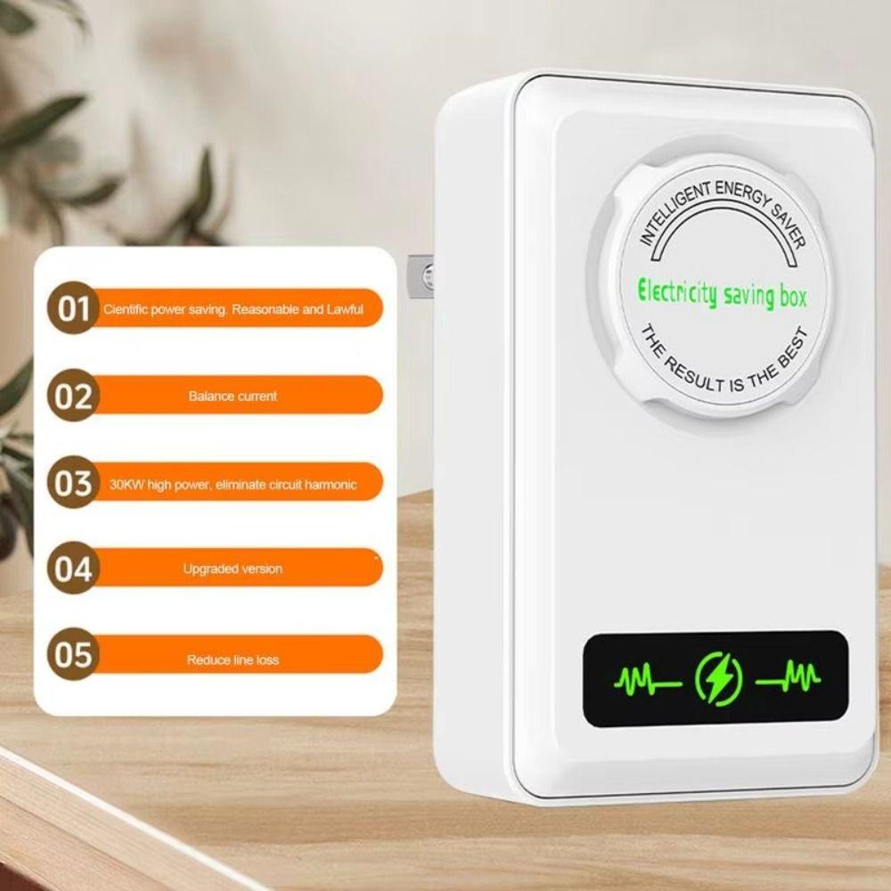 Power Save Electricity Saving Box US/EU Adapter Energy-saving Appliance Home Office