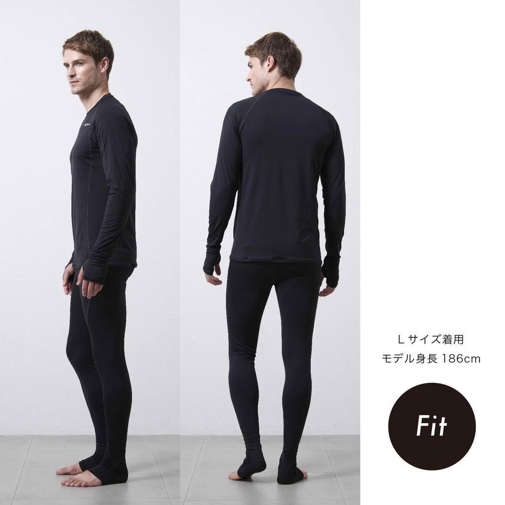 Nishikawa Air Recovery Sleep Techwear Recovery Сделано в PS44130063 Топ, Мужской, XXL, Одежда, Япония, Черный,