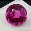 Natural   Round Cut 9.85 Ct Loose Gemstone Pink Ruby Ring Making Gem
