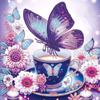 5D DIY Частичный набор для алмазной живописи со сверлом специальной формы Бабочка Украшение Мозаика Искусство Стразы Украшения для дома Ручная работа